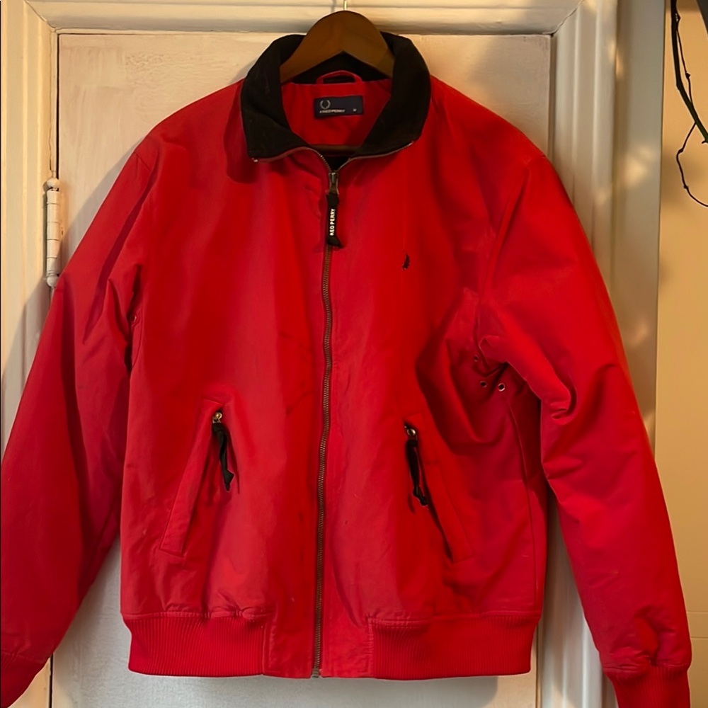 Fred Perry Men's Red Jacket